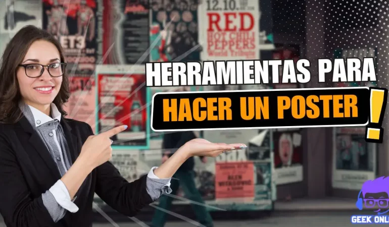 herramientas para hacer un póster